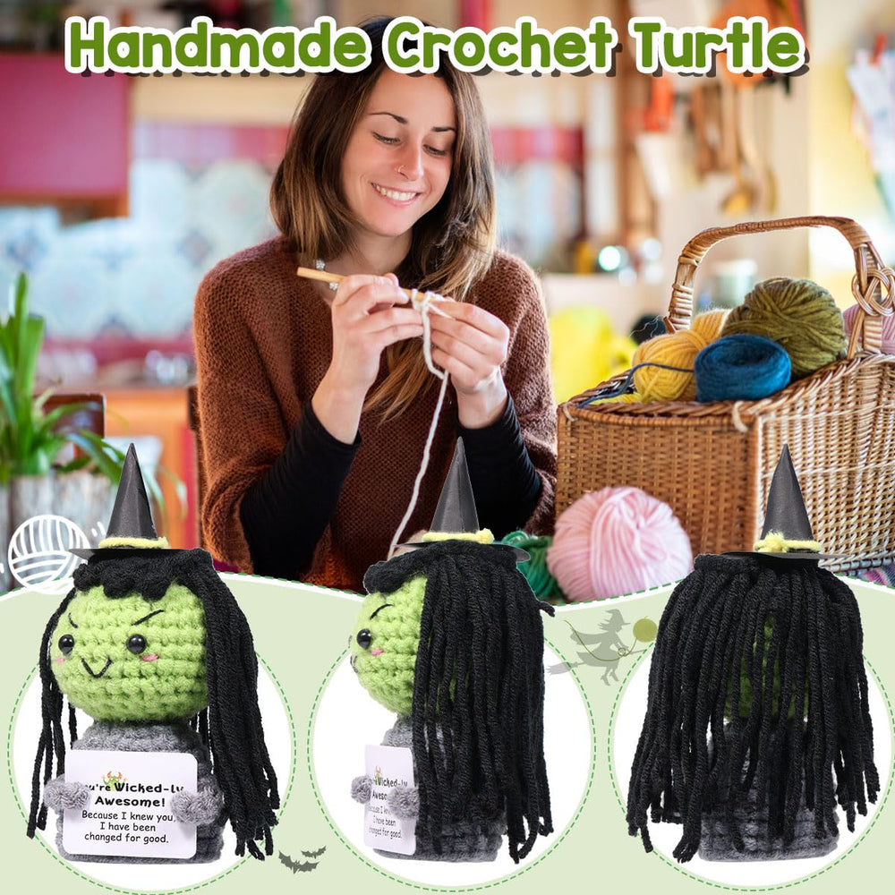 AICase Wicked Dolls handmade yarn craft blends softness and charm.