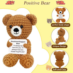 AicooFest positive bear plush providing comforting companionship and softness.