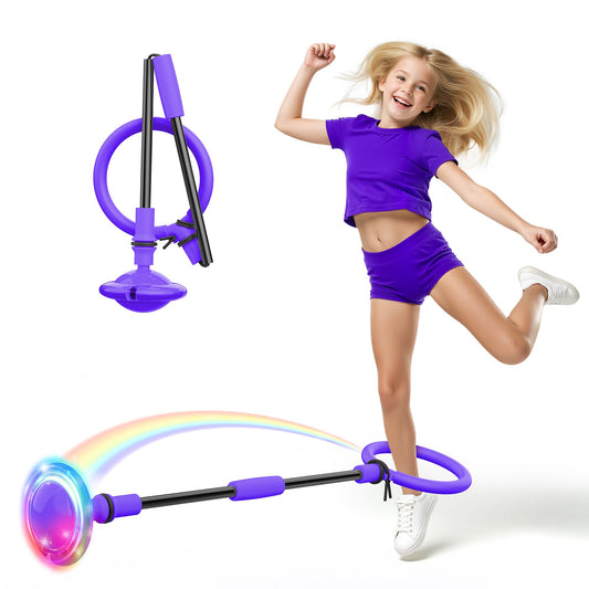 Aidabli ankle skip ball purple foldable design for easy storage and play