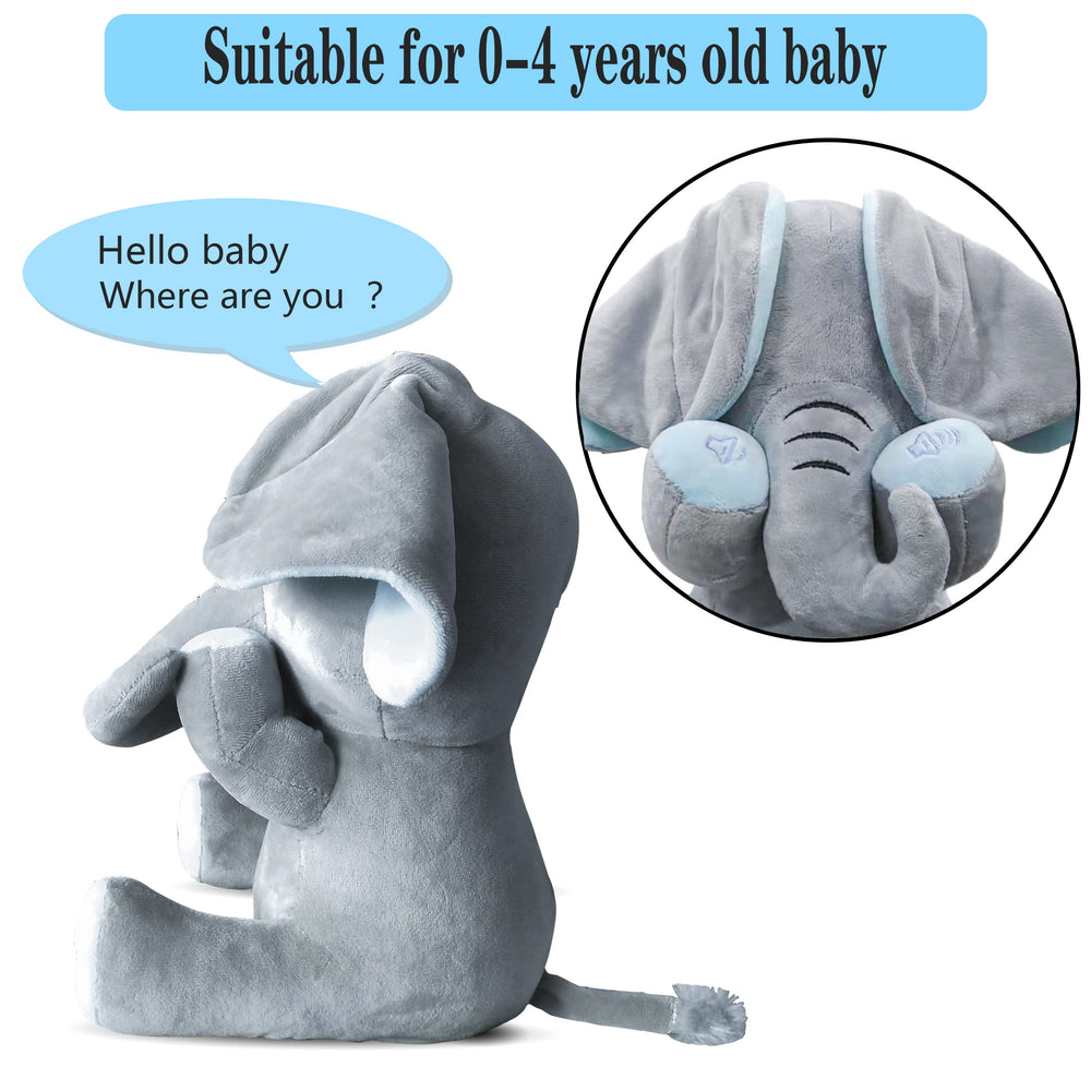 Aidiya baby gift blue elephant plush is ideal for birthdays and showers.