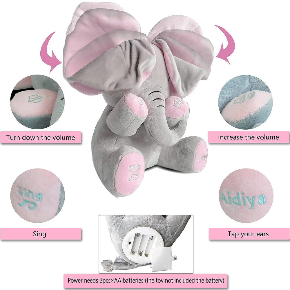 Aidiya Elephant safety-tested baby toy with child-safe materials