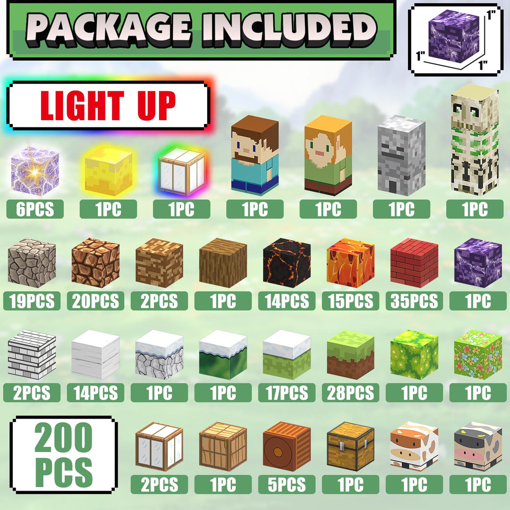AIDYVOI light-up blocks glow to enhance nighttime play