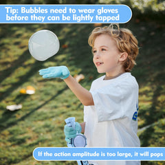 AIERSA Elastic Bubble Fog Wand in action for flexible bubble shaping