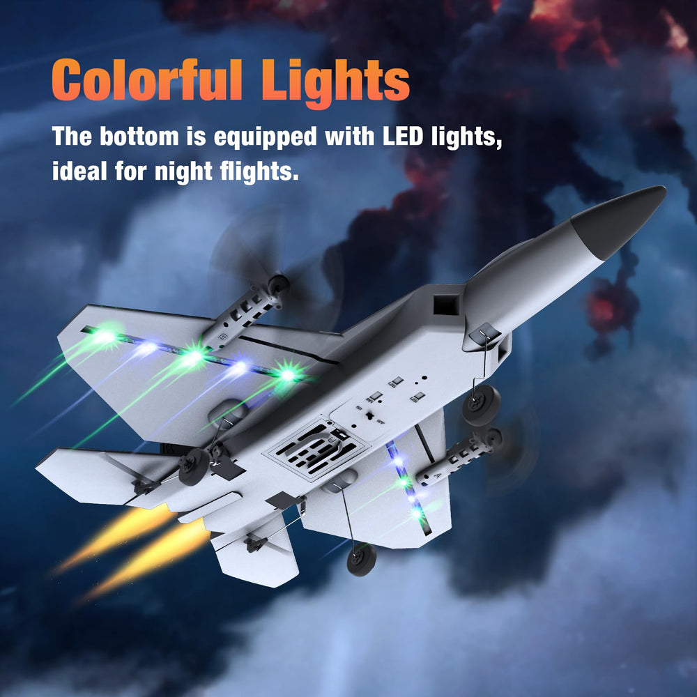 AIGIMU RC airplane with spare parts and warranty for peace of mind.