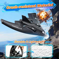 AIGIMU RC Airplane EPP foam construction reduces weight while withstanding bumps.