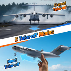 AIGIMU RC plane crafted from durable EPP foam resists bumps.