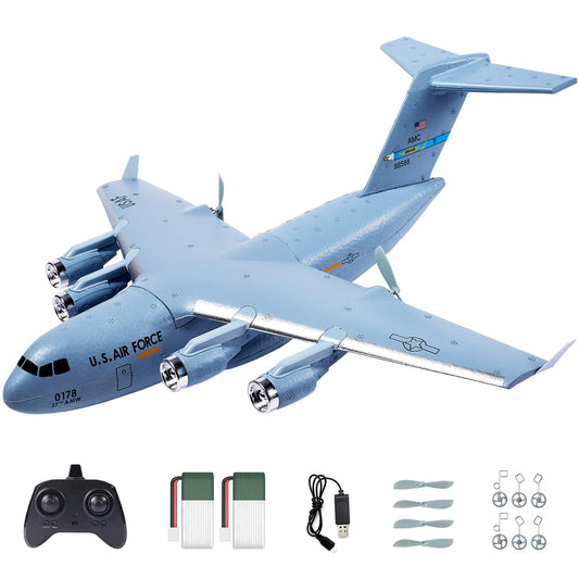 AIGIMU RC Airplane Globemaster III scale model, realistic detail for immersive flight practice
