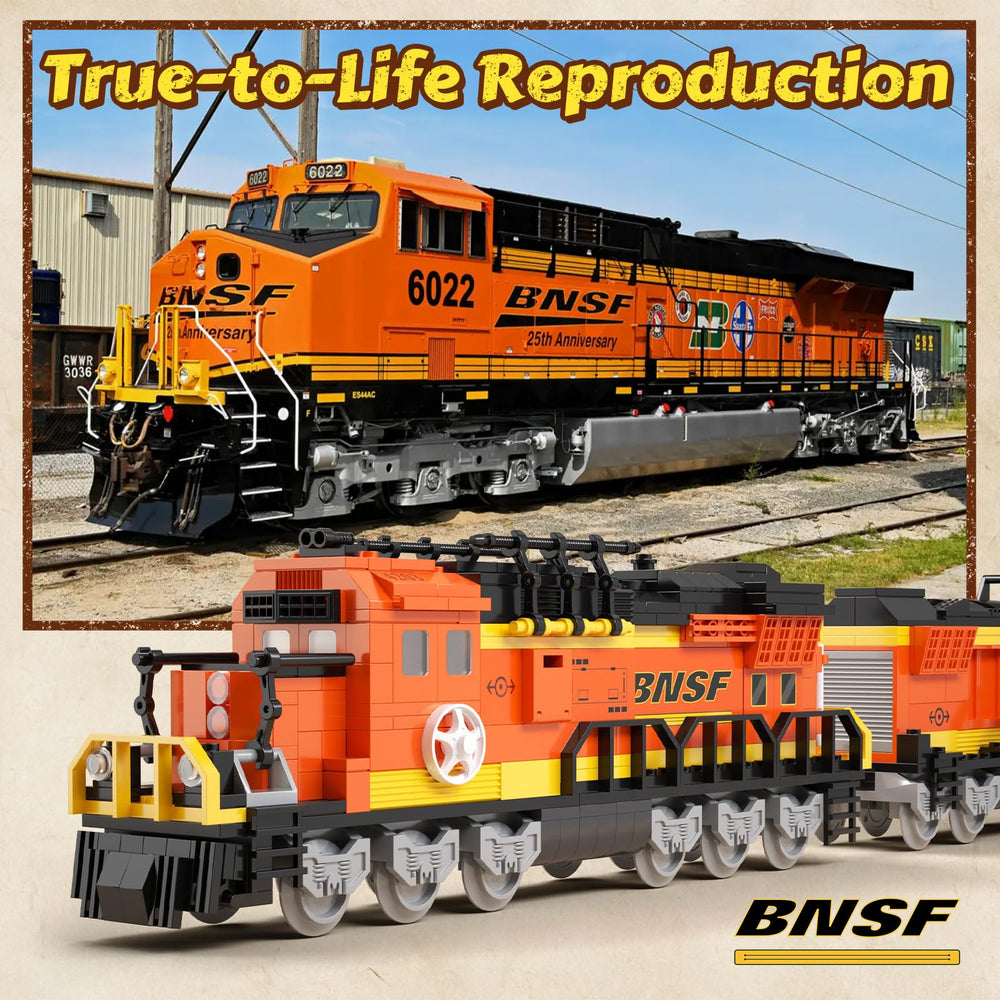 Three-car configuration with independent wagons for versatile play.