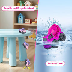Aigitoy trucks are dishwasher-safe for quick cleanup after play.
