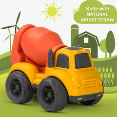 Aigitoy mixer cement truck toy for little builders, teaching cause and effect as they scoop and pour.