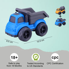Aigitoy safety materials blue design shows BPA-free and PVC-free construction.