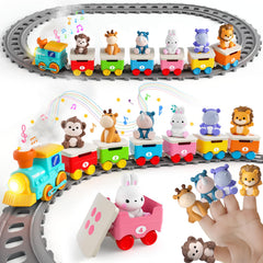 Aigybobo Christmas tree train set brings festive decor and playtime.