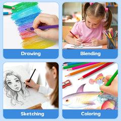 Color-organized bulk set ideal for classrooms or home studios.