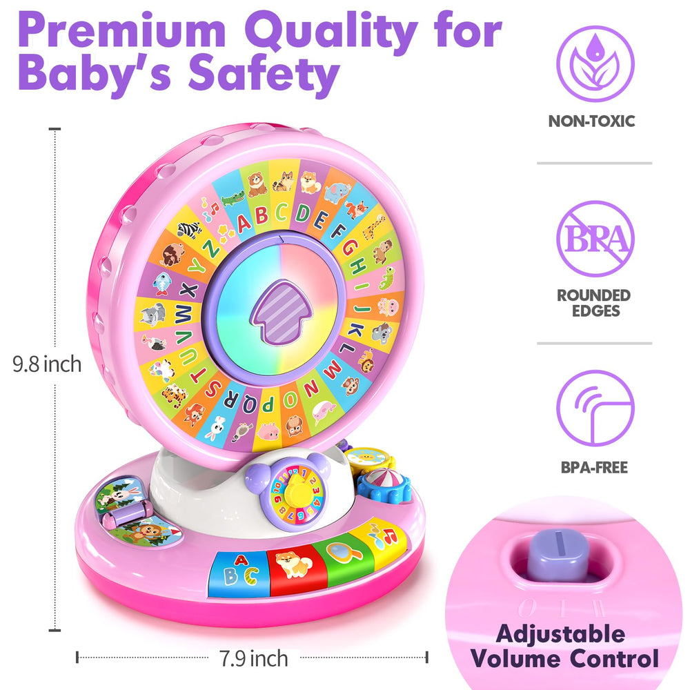 Aigybobo Colorful patterns boost attention and learning excitement.