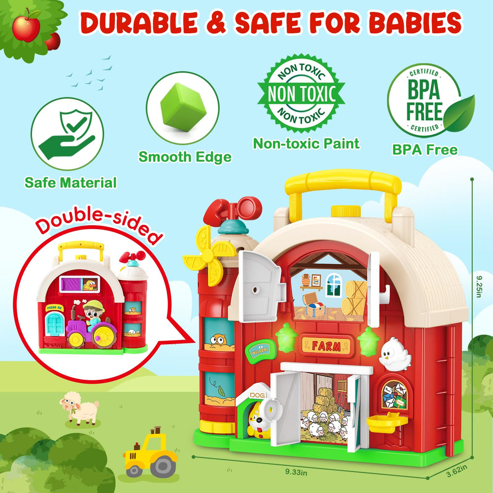 Aigybobo durable ABS construction ensures safe, easy cleanup play.