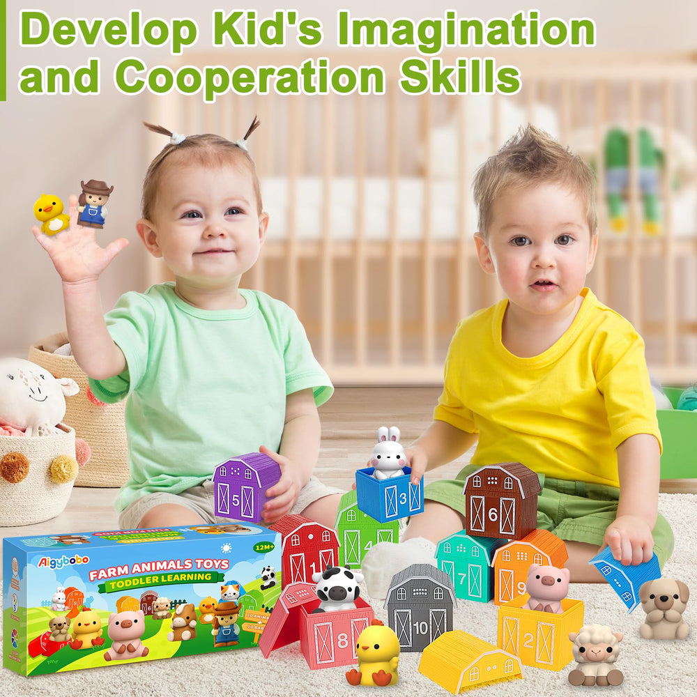 Aigybobo durable barn toys resist drops for long-lasting play