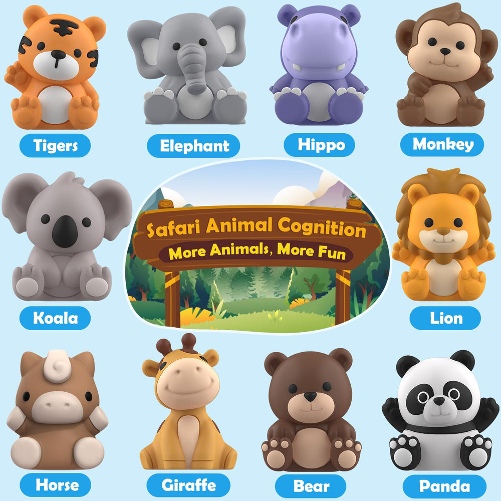 Aigybobo numbered zoo doors support counting and number familiarity.