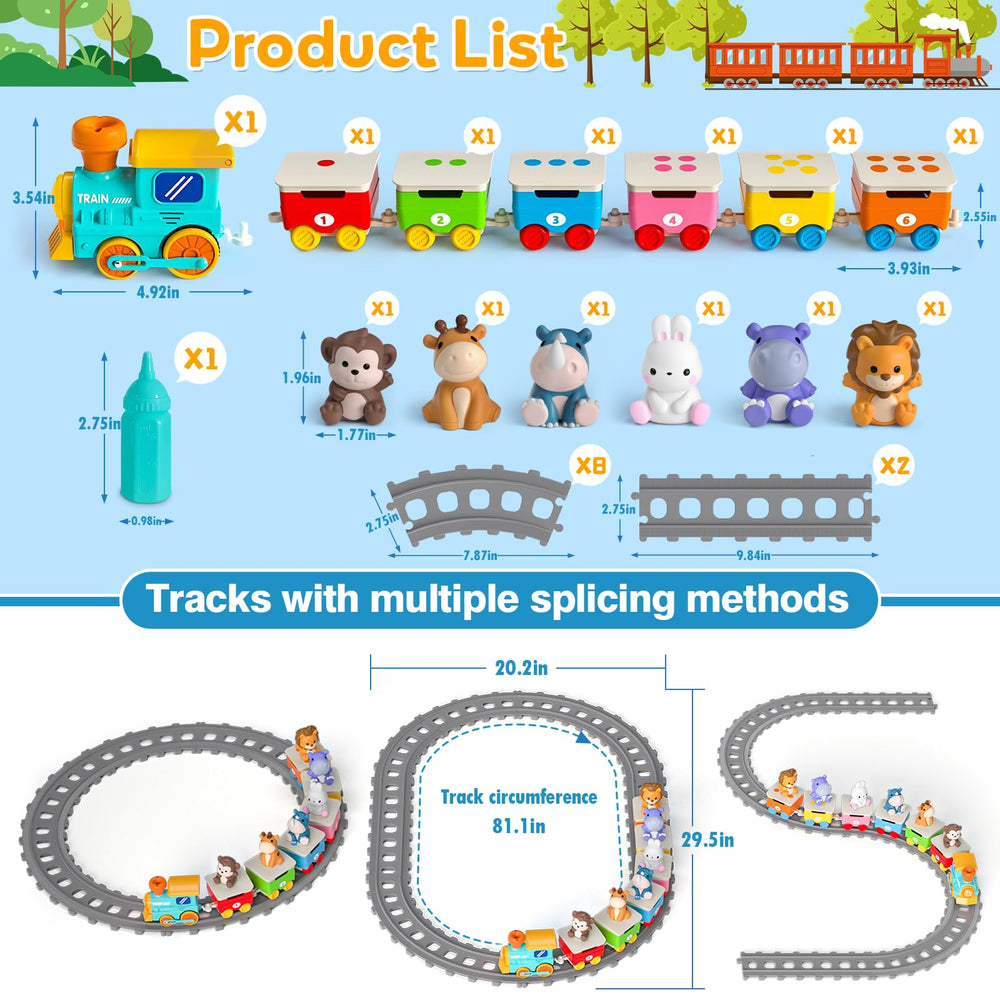 Aigybobo water injector adds interactive pretend steam play on the route.