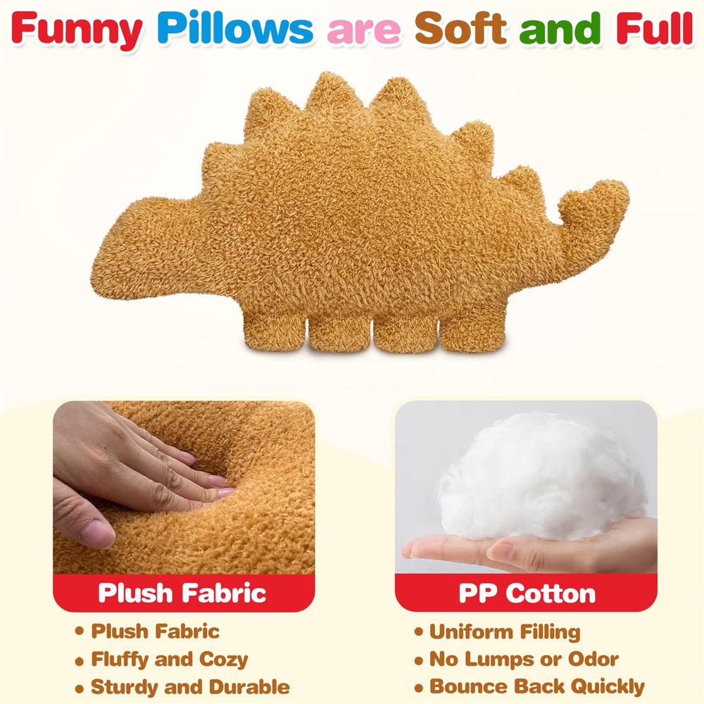 Aiideals Dino Nugget Pillow wrapped as a quirky birthday gift