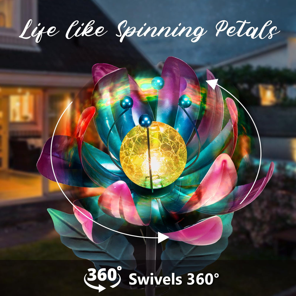 AIINY LED crystal ball glow for ambient night lighting in outdoor spaces