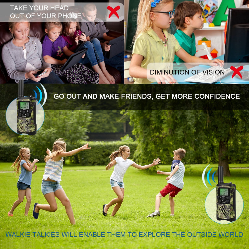 Aikmi walkie talkie long-range up to 3 miles for exploration.