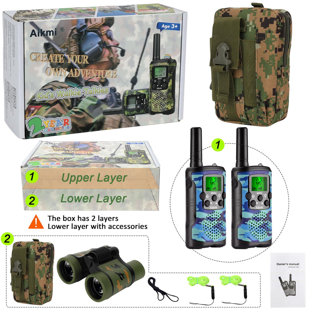Aikmi walkie talkie lanyards ready for young explorers