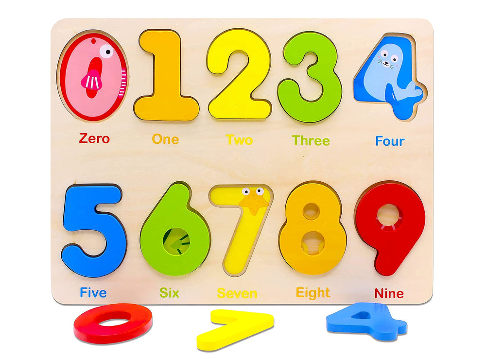 AILE bright number blocks to engage kids during learning activities.