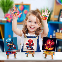 ailibut eight paint brushes included for smooth, precise coloring