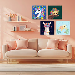 AILIBUT linen canvas with HD printing ensures clear numbered guides.