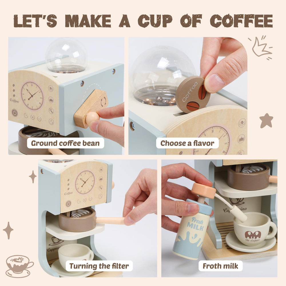 Aimafun coffee coaster accessory that keeps pretend drinks neat during play.
