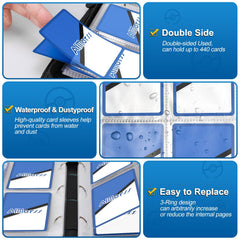 AIMerss waterproof PU and EVA protect cards from dust.
