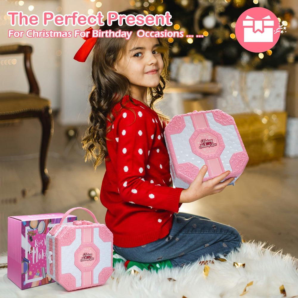 Aimidola eight-shaped bracket keeps the box stable during pretend salon sessions