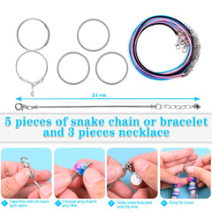 AIPRIDY beads and charms inspire bracelet and necklace projects