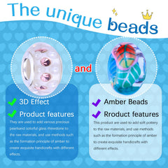 AIPRIDY colorful beads in European style boost creative designs
