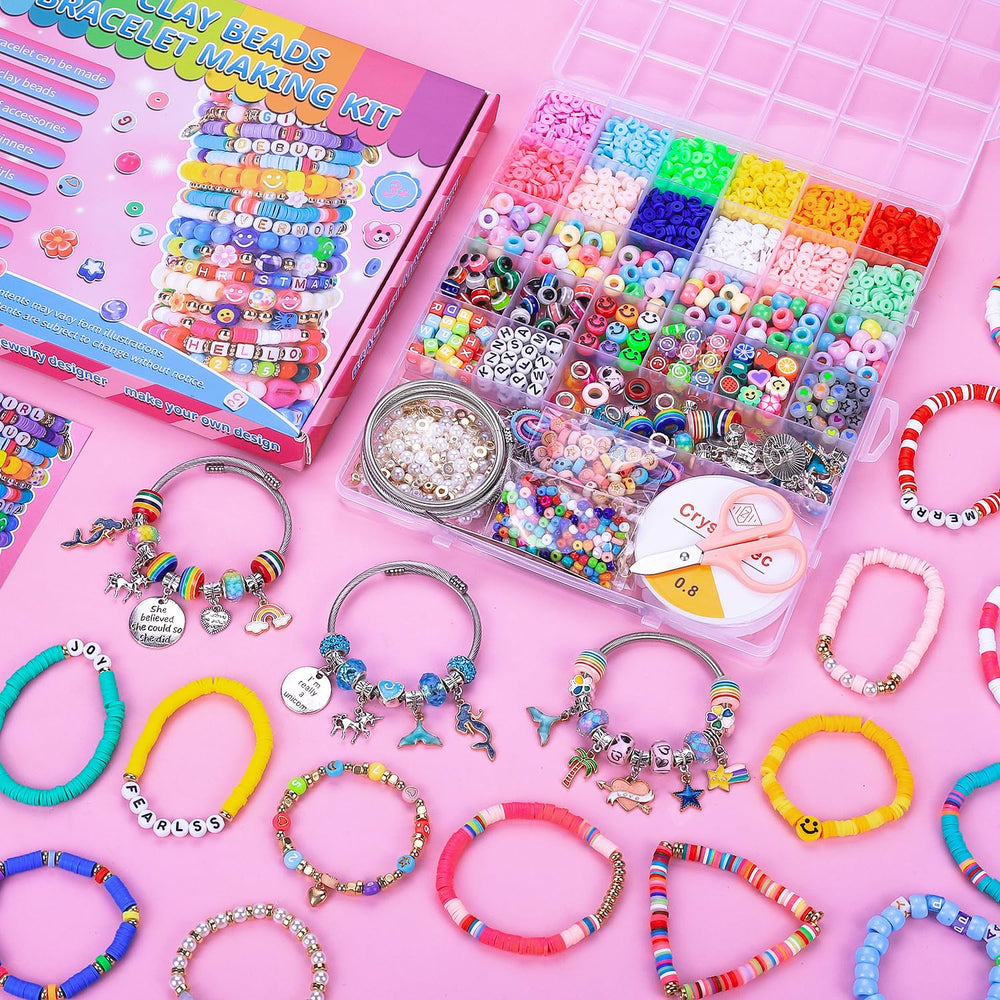 AIPRIDY colorful beads and charms inspire friendship jewelry and imaginative play