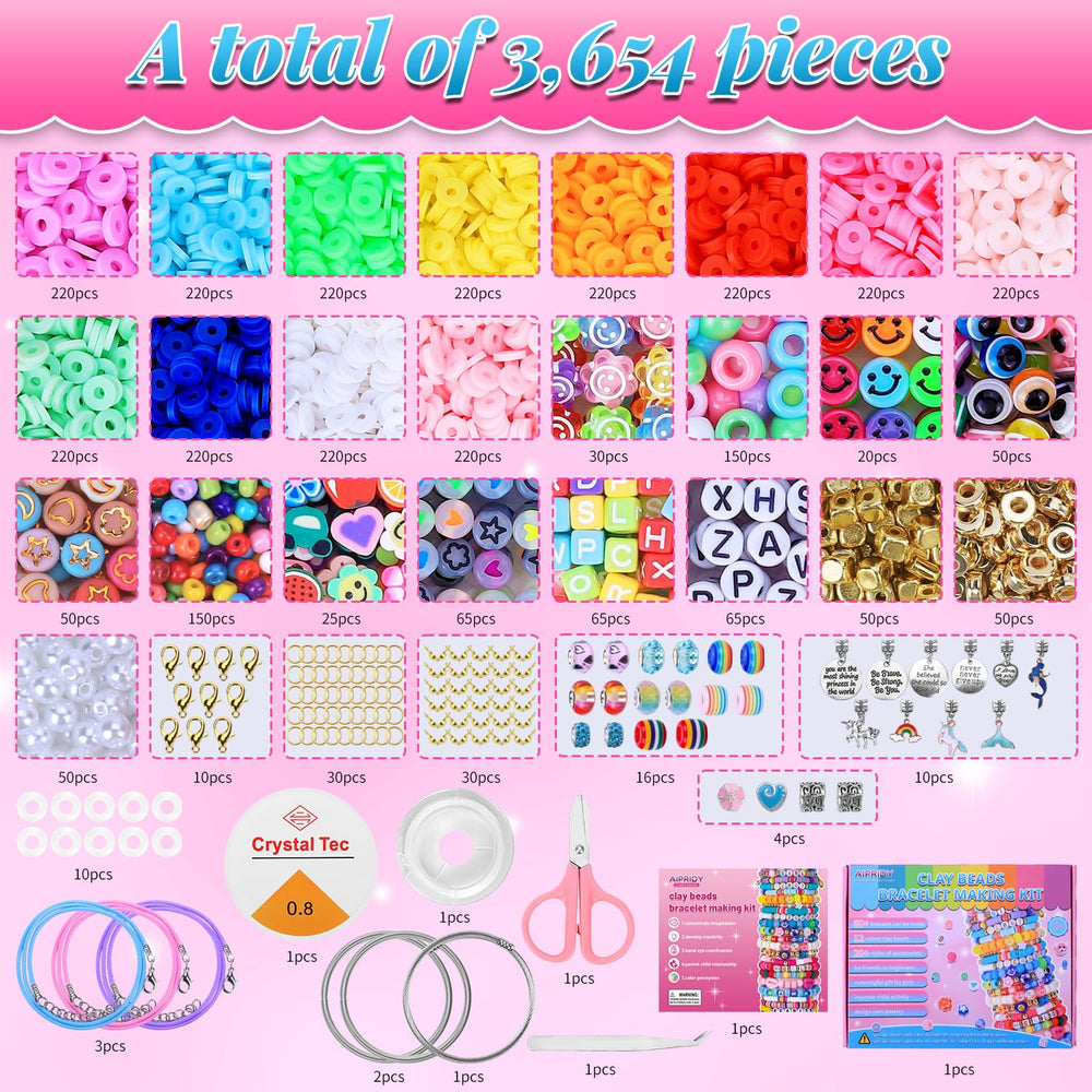 AIPRIDY mermaid charms collage for playful friendship bracelets.