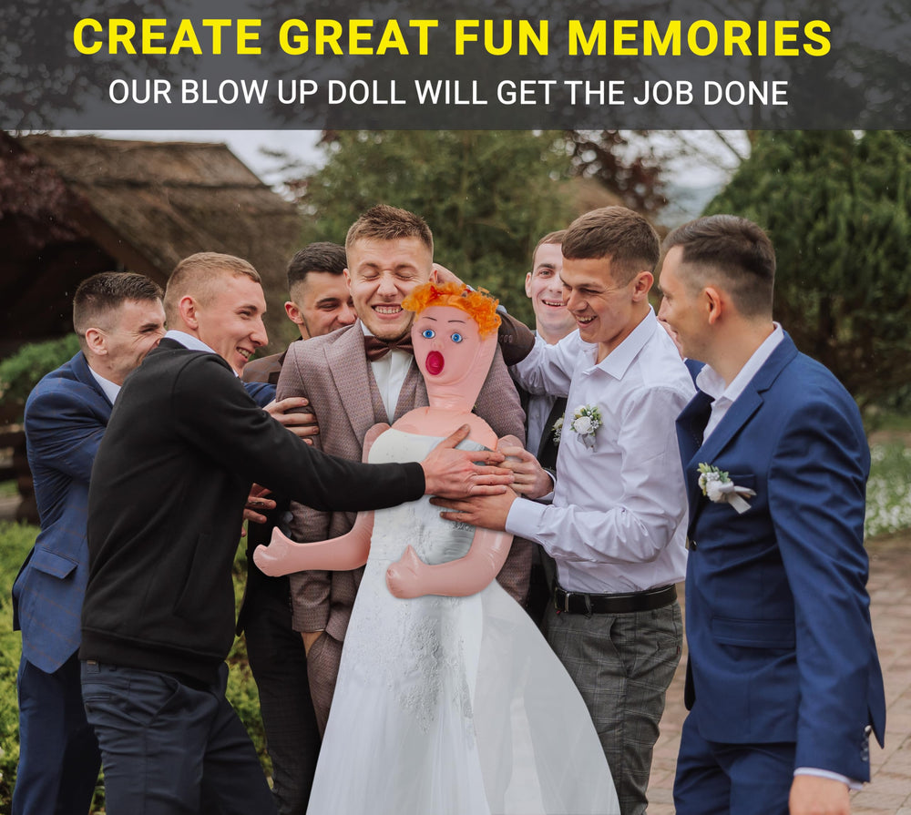 AIR GAG inflatable doll prank prop, versatile decoration for multiple events