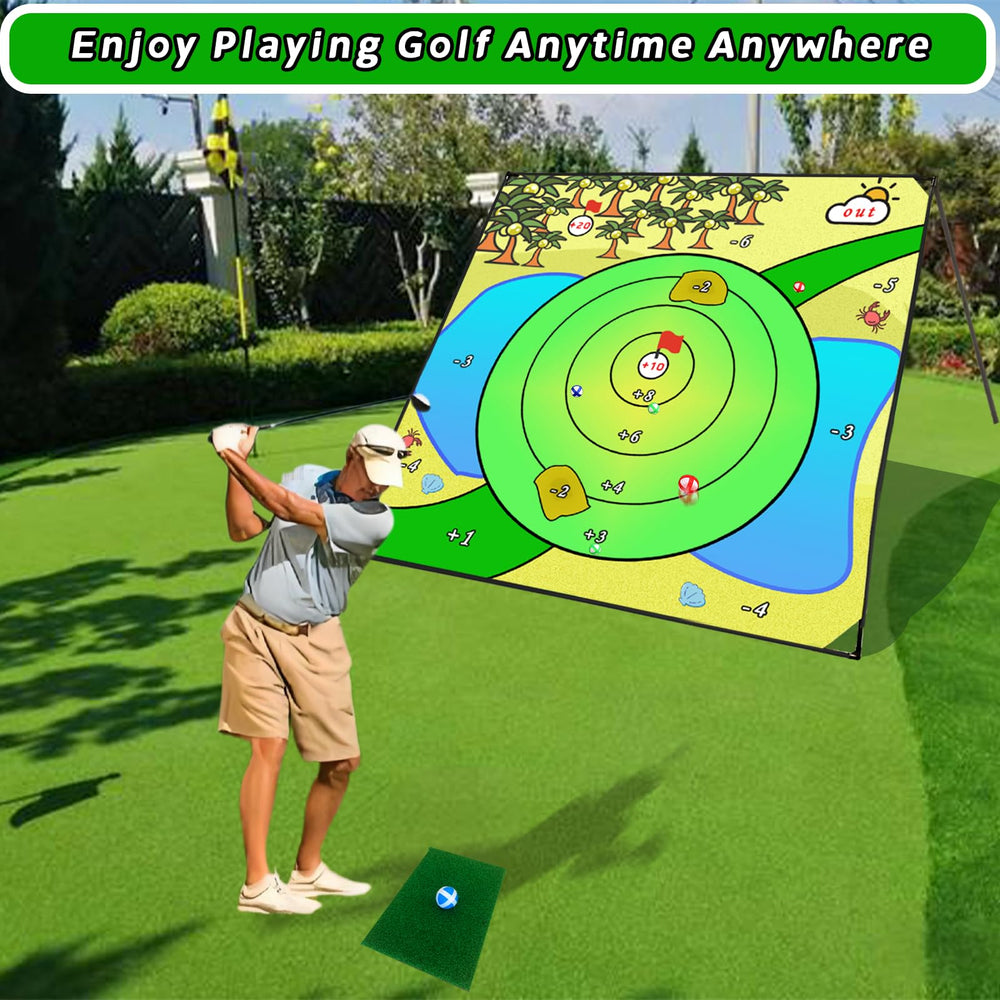 Airaperto Battle Golf Chipping Mat balls emphasize lightweight practice for safe indoor use
