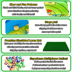 Airaperto Battle Golf Chipping Mat multiplayer mode features eight colors for rounds