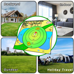 Airaperto Battle Golf Chipping Mat target surface shows clear zones for accurate practice