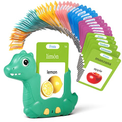 Airbition bilingual flashcards animals theme support early language exposure in English and Spanish