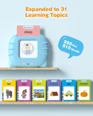 Airbition Montessori card insert enables self-guided learning and focus.