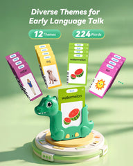 Airbition Talking Flash Cards words display aids word recognition during play.