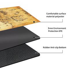 AirCBC MTG playmat measures 24x14 inches for roomy, comfortable play.