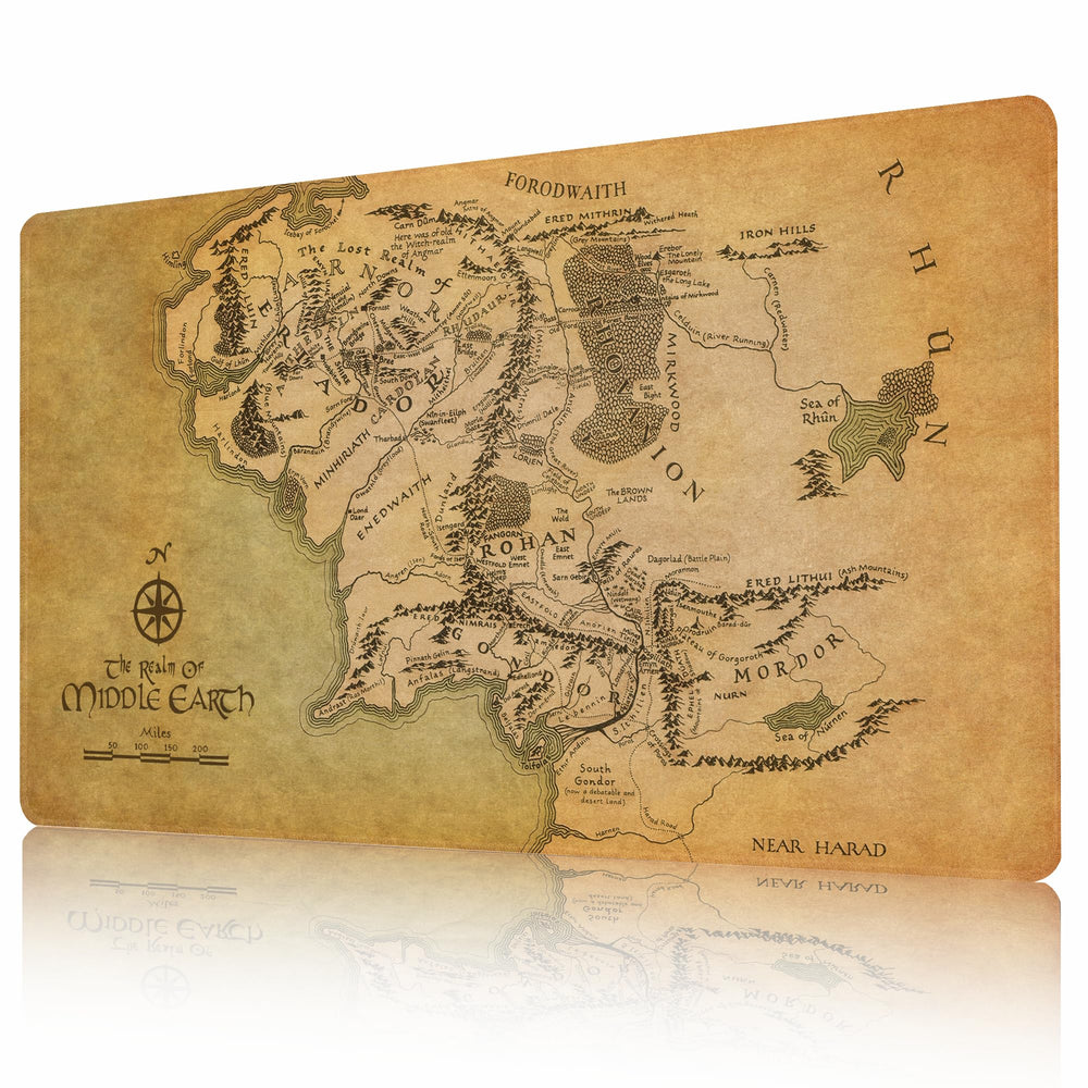 AIRCBC MTG Playmat with non-slip rubber backing for stable card play