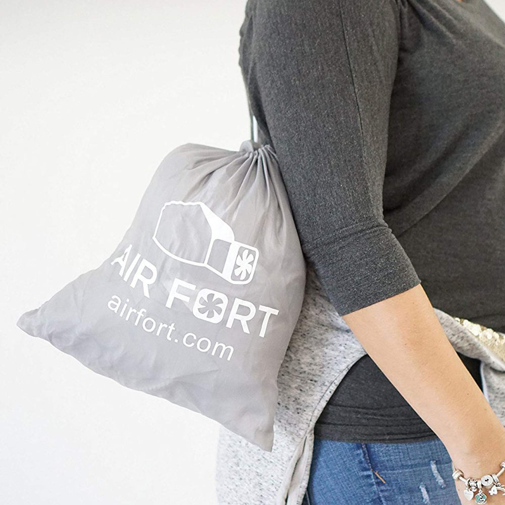 Air Fort folds for easy cleanup and compact storage.