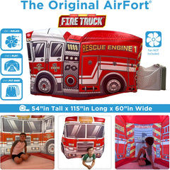 Air Fort Firetruck 6.5 ft diameter for shared space