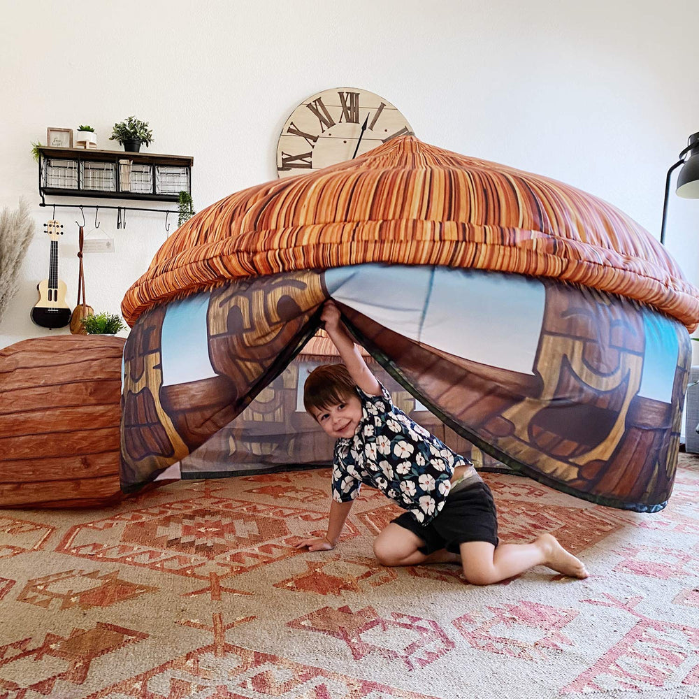 Air Fort party and playdate use invites friends to imagine together.