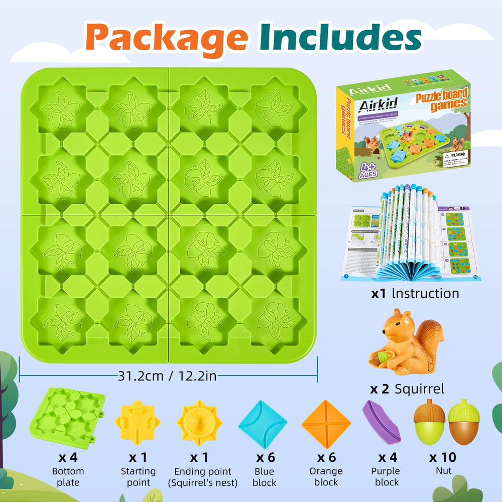 Airkid Squirrel trail pieces form a vibrant route to practice planning