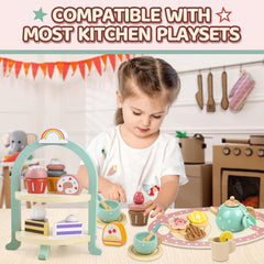 Airlab helvetic rolls wooden dessert promotes imaginative shop pretend play and sharing
